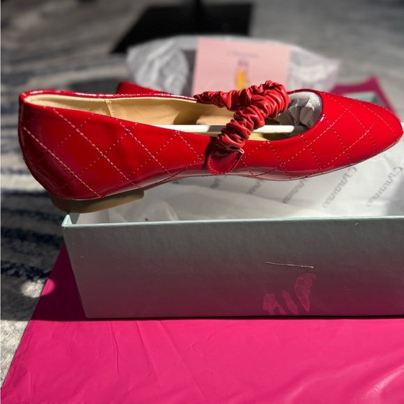 Chic Red Quilted Flats by C. paravona - Picture 12 of 16